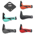 Silicone Bike Grips Soft Mountain Bike Grips Handlebar Aluminum Alloy Lock Ring Bike Handle Grips Bicycle Ergonomic Handle Bar End Grips Comfort Soft Lightweight Handle Bar Grips Lock On For Mountain Bike Cycling