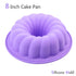 Silicone Cake Mold Large Cake Pan Food Grade Silicone Mold Non-stick Round For Jelly Gelatin Birthday Party Bread Top-Level Silicone Cake Mold Fluted Tube Cake Pan For Jelly