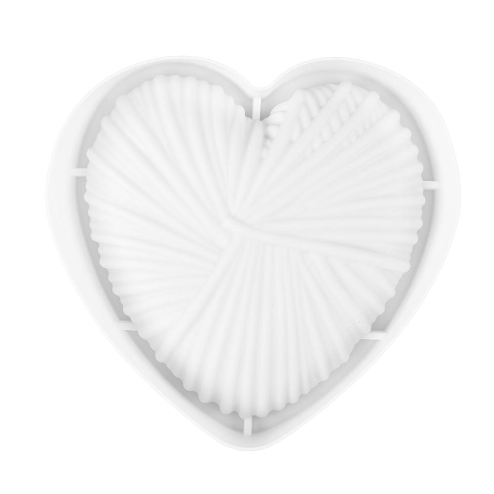 Silicone Cake Mold Nonstick Heat Resistant Reusable Baking Tools Birthday Christmas Bakeware Heart Mould Smooth Heart Mold Chocolate Mold Love Shaped Silicone Cake Mould - ALLURELATION - 544, Baking Cup, Baking Tools, Cake Molds, Chocolate Mold, Cookie Molds, Decoration Molds, Decoration Tool, Donut Molds, Fondant Mold, Food Decoration, heart shape molds, High Quality Molds, kitchen accessories, Kitchen Baking Accessories, Kitchen Baking Mold, Molds, Moulds, Silicone Molds - Stevvex.com