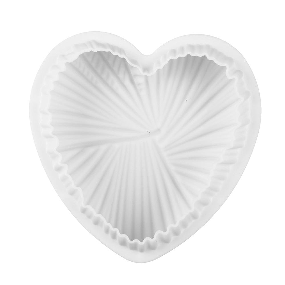 Silicone Cake Mold Nonstick Heat Resistant Reusable Baking Tools Birthday Christmas Bakeware Heart Mould Smooth Heart Mold Chocolate Mold Love Shaped Silicone Cake Mould - ALLURELATION - 544, Baking Cup, Baking Tools, Cake Molds, Chocolate Mold, Cookie Molds, Decoration Molds, Decoration Tool, Donut Molds, Fondant Mold, Food Decoration, heart shape molds, High Quality Molds, kitchen accessories, Kitchen Baking Accessories, Kitchen Baking Mold, Molds, Moulds, Silicone Molds - Stevvex.com