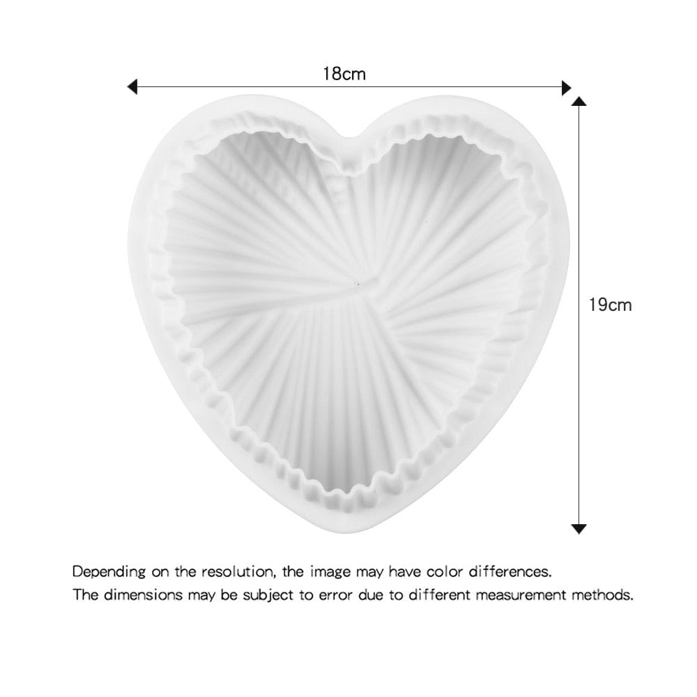 Silicone Cake Mold Nonstick Heat Resistant Reusable Baking Tools Birthday Christmas Bakeware Heart Mould Smooth Heart Mold Chocolate Mold Love Shaped Silicone Cake Mould - ALLURELATION - 544, Baking Cup, Baking Tools, Cake Molds, Chocolate Mold, Cookie Molds, Decoration Molds, Decoration Tool, Donut Molds, Fondant Mold, Food Decoration, heart shape molds, High Quality Molds, kitchen accessories, Kitchen Baking Accessories, Kitchen Baking Mold, Molds, Moulds, Silicone Molds - Stevvex.com