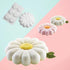 Silicone Cake Molds 1/6 Cavity Daisy Flower Design Dessert Bakeware Set Kitchen Mousse Mould Party Pastry Baking Tools Silicone Mixed Tulip Daisy Mold