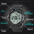 Silicone Led Watch Fashion High Quality Waterproof  Luminous Children Watches Sport Digital Wristwatches Military Classic Stopwatch Large Dial Electronic LED Backlight Wristwatch 50M Waterproof Digital Watch For Mens