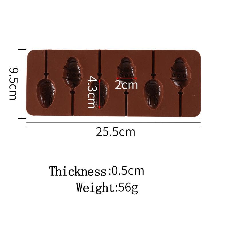 Silicone Lollipop Molds Chocolate And Candy Molds Cake Mold Variety Shapes Cake Pastry Decorating Form Silicone Bakeware Silicone Lollipop Mold Shape Of Swirl Heart Bunny Star Butterfly Little Bear Flower Sucker Molds Chocolate Hard Candy Molds