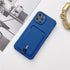 Silicone Pink Wallet Card Holder Phone Case For Iphone 14 13 12 Pro Max Fashion Shockproof Lens Protection Cover Soft Silicone Wallet Card Holder Cover For Iphone