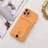 Silicone Pink Wallet Card Holder Phone Case For Iphone 14 13 12 Pro Max Fashion Shockproof Lens Protection Cover Soft Silicone Wallet Card Holder Cover For Iphone