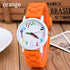 Silicone Watches Children Pencil Pointer Student Watch Quartz Childrens Watch With Silicone Strap Wristwatches Toddler Watch Analog Wrist Watches With 3D Cute Silicone Band