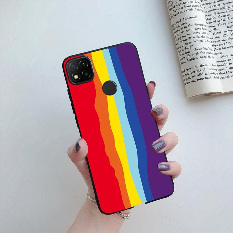 Silicone with Design Print Pattern Shockproof-Absorption Bumper Protective Back Cover For Xiaomi Redmi 10A Case 2022 Love Heart Candy Painted Phone Cover Soft Silicone Case For Xiaomi Redmi 10A Redmi10A