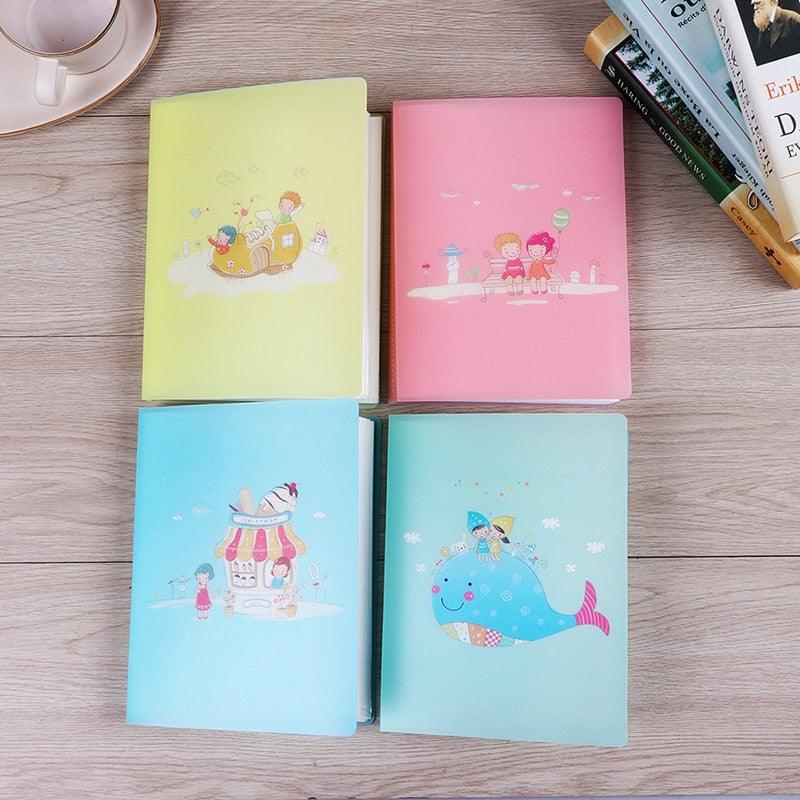 Simple Cute 52 Pockets 5/6/7inch Photo Album Picture Storage Case Scrapbooking Memo Scrapbook Paper Baby Family Scrapbook Albums Handmade DIY Photos Album Birthday Gift