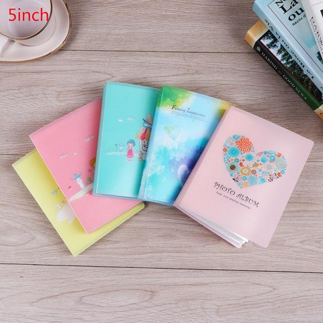 Simple Cute 52 Pockets 5/6/7inch Photo Album Picture Storage Case Scrapbooking Memo Scrapbook Paper Baby Family Scrapbook Albums Handmade DIY Photos Album Birthday Gift