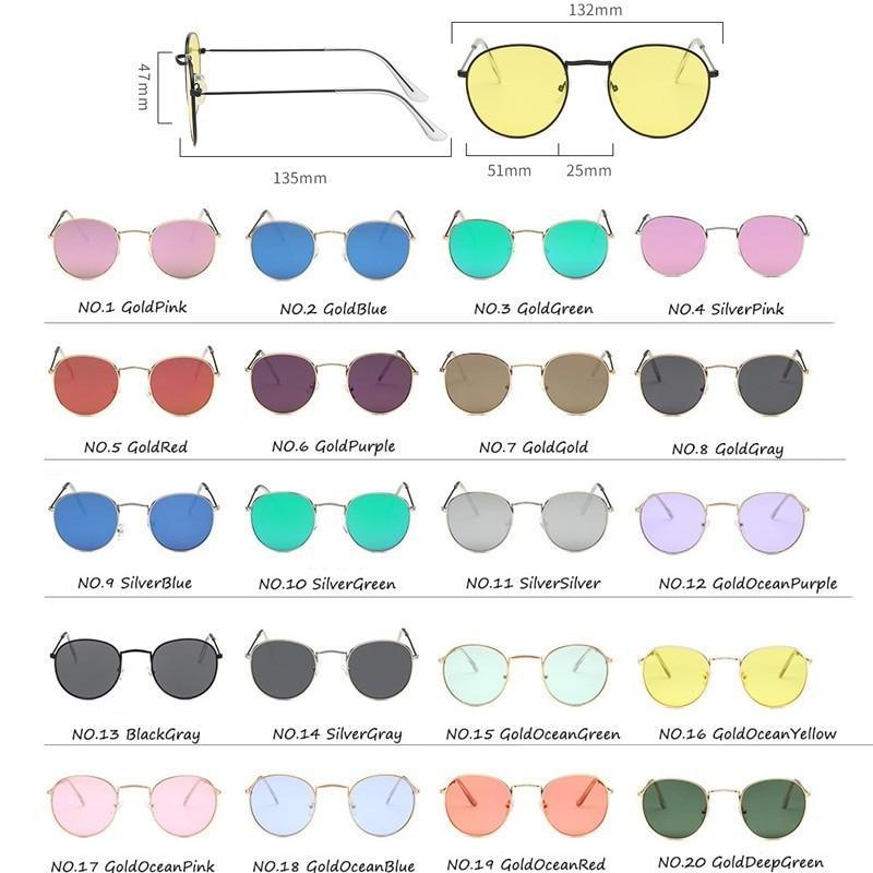 Simple Fashion Design Small Sunglasses For Women Round Shape Glasses For Men/Women Luxury Eyeglasses UV Protection Lightweight Driving Fishing Sports Mens Sunglasses