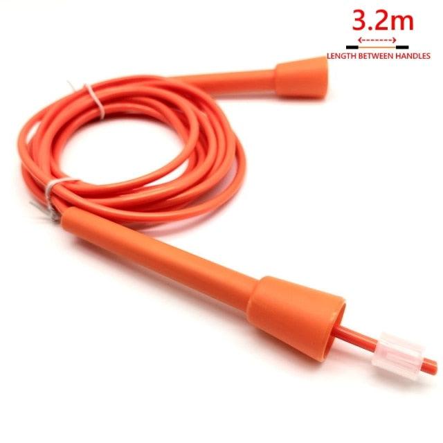 Simple Kids Jump Skip Rope Beaded Sports Segmented Jump Rope For Fitness Classic Beaded Jump Ropes For Physical Education Gym Glass Personal Use Premium Skipping Rope For Kids