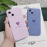 Simple Love Phone Case For iPhone 14 13 12 11 Pro Max Mini X XR XS MAX 8 7 Plus 6 6S Plus Cover Fashion Cute Love-Heart Simple Pattern Phone Case for iPhone