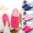 Simple Solid Soft Plush Slippers For Men And Women Winter Warm Indoor Non-slip Slippers Shoes Comfortable Memory Foam Slippers For Women's And Men's Casual House Shoes