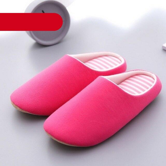 Simple Solid Soft Plush Slippers For Men And Women Winter Warm Indoor Non-slip Slippers Shoes Comfortable Memory Foam Slippers For Women's And Men's Casual House Shoes