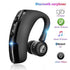 Single Ear Business Earphone Bluetooth 5.0 Sports Wireless Noise Isolating Headset Wireless Bluetooth Earpiece Hands-Free 10 Hours Playing Time Earphones With Built-in Mic For Driving Office Compatible With Smartphones