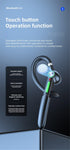 Single Wireless Bluetooth 5.0 Headset Handsfree HIFI Fingerprint Touch Hanging Ear Earphone for iPhone Waterproof Earpiece Ear Wireless Bluetooth Sport Headphones - STEVVEX Headphones - 123, Common Headphone, Earbud, Earbud With Microphone, Earbuds with Mic, earphone, earphone for phone, Earphone with Mic, Earpiece, headphone, Headphones, headphones high quality, Headphones High Quality For Music, Headphones High Quality In Ear Mobile, headphones high quality sound, Noise Cancelling headphones - Stevvex.com