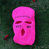 Ski Mask Knitted Face Cover Winter Balaclava Full Face Mask for Outdoor Sports 3 Hole Balaclava Party Mask Limited Embroidery Knit Hat Full Face Cover Balaclava Hats Funny Party Embroidery Beanies Caps Hole Knitted Full Face Cover