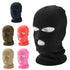 Ski Mask Knitted Face Cover Winter Balaclava Full Face Mask for Winter Outdoor Sports Winter Three 3 Hole Balaclava Knit Hat Ski Mask 3-Hole Knit Hat Full Face Cover Balaclava Hats Funny Party Embroidery Beanies Caps Hole Knitted Full Face Cover