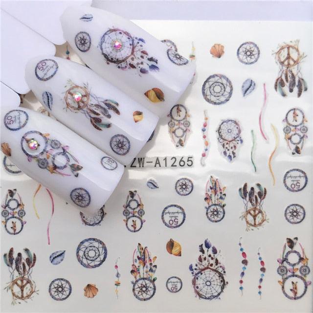 Sliders For Nails Winter Nail Stickers Elk Wolf Animal Sticker Figure Art Transfer Flowers Butterflies Watermark Water Slider Art Nail Stickers Sexy Girl Designs Comics Water Transfer Decals Manicure Lips Nail Art Decorations Slider Nail Art Stickers