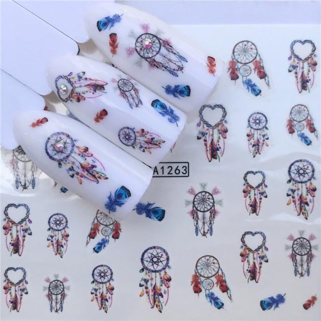 Sliders For Nails Winter Nail Stickers Elk Wolf Animal Sticker Figure Art Transfer Flowers Butterflies Watermark Water Slider Art Nail Stickers Sexy Girl Designs Comics Water Transfer Decals Manicure Lips Nail Art Decorations Slider Nail Art Stickers