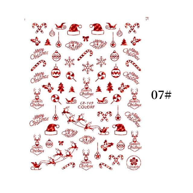 Sliver Bronzing Christmas Slider Nail Art 3D Decals Decoration Snowflake Nail Art Sticker Manicures Transfer Foil Xmas Gift  Nails Snowflake Nail Art Stickers Decals Christmas Nail 3D Self Adhesive Nail Stickers for Acrylic Nails Snowflake