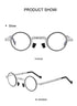 Small Metal Round Folding Reading Glasses Retro Circle Blue Light Computer Grade Glasses Narrow Eyeglasses Frame And Anti Glare Reading Glasses Foldable Computer Reading Glasses For Men  +3.5