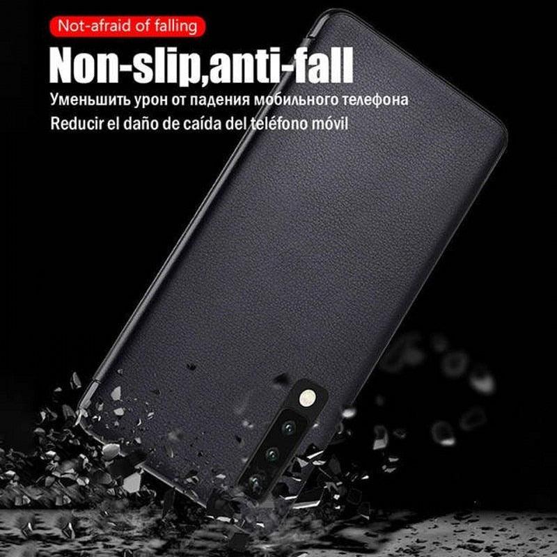 Smart Case For Xiaomi Redmi 9 8 9A 9C 8A Cover Flip Leather Window View Cases For Xiaomi MI Note 10 9 Lite Redmi Note 9 Pro 9s Luxury Slim View Window Leather Phone Case Protective Cover for Xiaomi