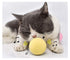 Smart Cat Toys Interactive Ball with Catnip Cat Training Squeaky Fidget Toys Cats Products for Pets Fluffy Plush Cat Ball Toys Interactive Chirping Balls Cat Kicker Toy Animal Chirping Sounds Fun Catnip Toys for Cat Exercise