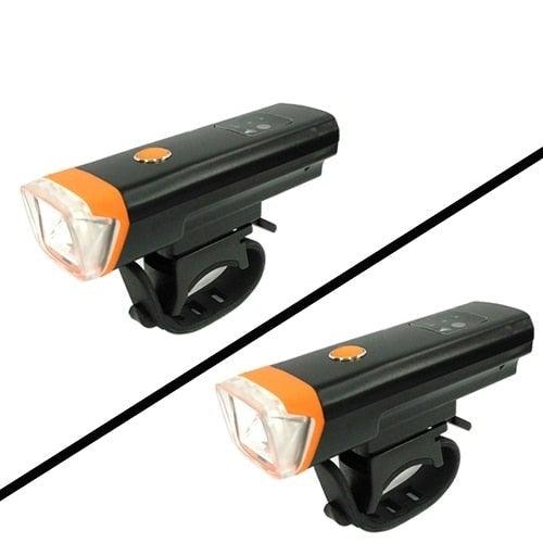 Smart Induction Bicycle Front Light Set USB Rechargeable Rear Light LED Headlight Bike Lamp Cycling Flash Light Front And Rear Rechargeable Waterproof Bike Headlight And Tail Light Set Smart Bright Bike Lights For Bike