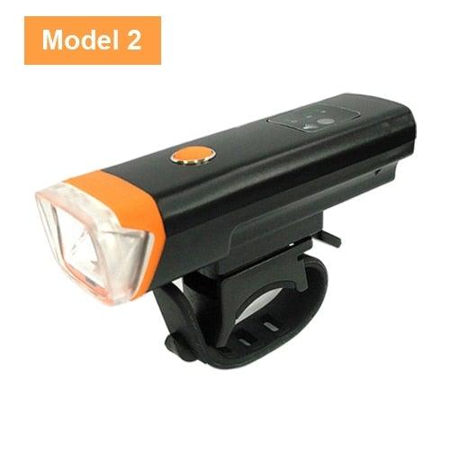 Smart Induction Bicycle Front Light Set USB Rechargeable Rear Light LED Headlight Bike Lamp Cycling Flash Light Front And Rear Rechargeable Waterproof Bike Headlight And Tail Light Set Smart Bright Bike Lights For Bike