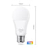 Smart Light Bulb E27 LED Lamp RGB+White+Warm White Work With Alexa Google Home Dimmable Timer Function RGB LED Bulb Bulb-Timer  Sunrise  Sunset Dimmable Multicolo Warm White No Hub Required Compatible With Alexa Google Home Assistant