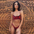 Snakeskin Bikini Women Swimwear Leopard Bikinis Swim Suit Push Up Swimsuit  Women's Bikini Scoop Neck Straps Cutout Crop Top with Cheeky Bottom Two Piece Swimsuits Female Beachwear Swimming Bikini Women