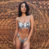 Snakeskin Bikini Women Swimwear Leopard Bikinis Swim Suit Push Up Swimsuit  Women's Bikini Scoop Neck Straps Cutout Crop Top with Cheeky Bottom Two Piece Swimsuits Female Beachwear Swimming Bikini Women