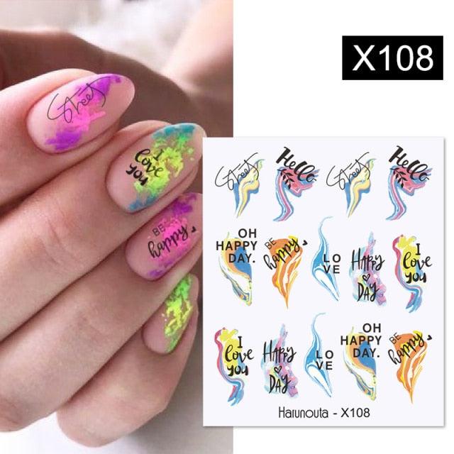 Snowflakes Nail Water Decals Christmas White Snow Transfer Sticker Decoration Slider Flower Leaf Manicuring Art Paper Tips Snowflake Bronzing Christmas Slider Nail Art 3D Decals Decoration Decals Snowflakes Elk Bear Christmas Xmas Stickers