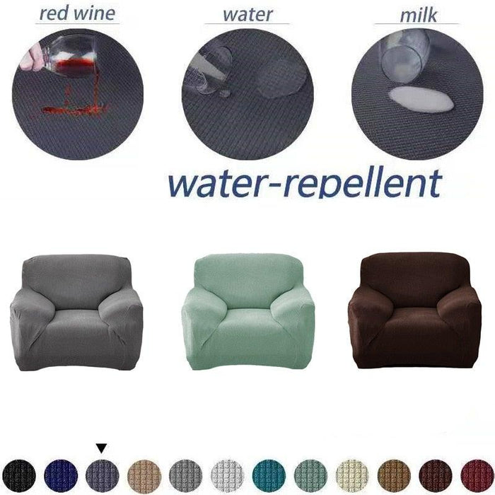 Sofa Cover Waterproof Waffle Sofa Cover All-Inclusive Thick  Sofa Towel Waterproof Sofa Cushion Waterproof Couch Cover Dual Waterproof Sofa Cover Stretch Jacquard Sofa Slipcover Leakproof Furniture Protector For Kids