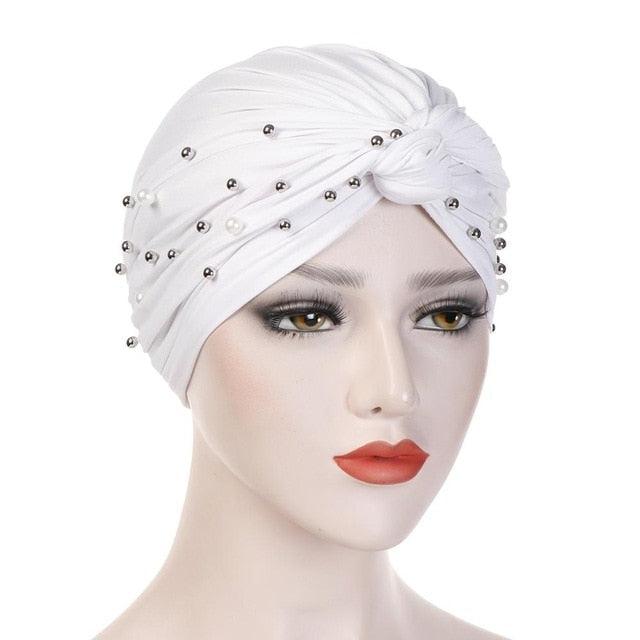 Soft Cotton Lightweight Elegant Turban Hijab Bonnet Arab Wrap Head Turbans Cap Headwrap Headwear Indian African Turbans Twist Headband For Women