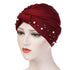 Soft Cotton Lightweight Elegant Turban Hijab Bonnet Arab Wrap Head Turbans Cap Headwrap Headwear Indian African Turbans Twist Headband For Women