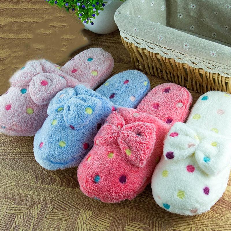 Soft Slipper Womens Home Plush House Winter Warm Slippers Soft Indoors Bedroom Slippers With Memory Foam Comfortable Slip On House Shoes Warm Fur Lined Slippers