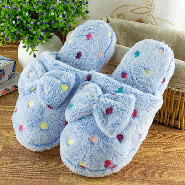 Soft Slipper Womens Home Plush House Winter Warm Slippers Soft Indoors Bedroom Slippers With Memory Foam Comfortable Slip On House Shoes Warm Fur Lined Slippers