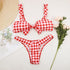 Solid Bikini Set Swimsuit Women Bikini Swimwear Female Halter Top Bathing Suit Swimming Wear Bikini High Cut Swimsuit High Waist Plus Size Summer Swimwear