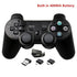 Solid Black 2.4G Wireless Joystick Game Controller Portable With Micro USB OTG Adapter Compatible With PC Laptop Tablet - STEVVEX Game - 221, all in one game controller, best quality joystick, black gamepad, bluetooth wireless gamepad, classic games, classic joystick, controller for pc, cooling fan available, game, Game Controller, Game Pad, joystick, joystick for games - Stevvex.com