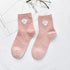 Solid Lovely Patterned Harajuku Socks Cotton Casual Cute Animal New Year Gift Socks For Female Sweat Absorption Breathable Socks For Men And Women