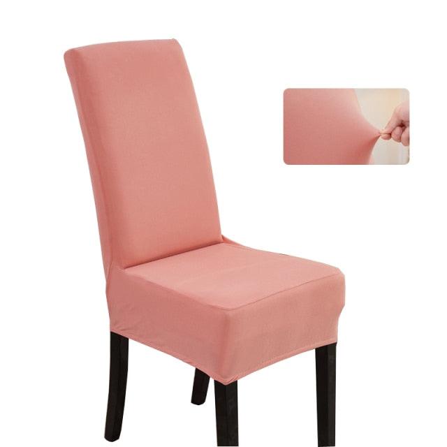 Solid plain dyed Chair Covers Spandex For Wedding Dining Room Office Banquet housse de chaise chair cover Stretch Spandex Dining Room Chair Covers – Universal Removable Washable Chair Seat Slipcovers Protector for Kitchen Ceremony Wedding