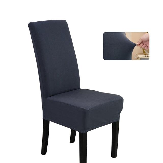 Solid plain dyed Chair Covers Spandex For Wedding Dining Room Office Banquet housse de chaise chair cover Stretch Spandex Dining Room Chair Covers – Universal Removable Washable Chair Seat Slipcovers Protector for Kitchen Ceremony Wedding