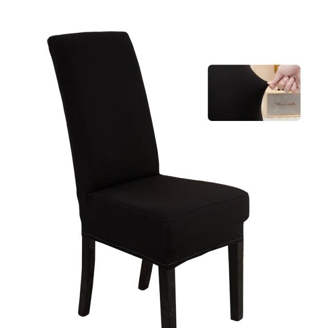 Solid plain dyed Chair Covers Spandex For Wedding Dining Room Office Banquet housse de chaise chair cover Stretch Spandex Dining Room Chair Covers – Universal Removable Washable Chair Seat Slipcovers Protector for Kitchen Ceremony Wedding