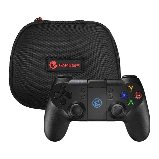 Solid Sustainable Black Bluetooth 2.4GHz Wireless Gamepad Controller Compatible With PC Smartphones Laptop - STEVVEX Game - 221, all in one game controller, best quality joystick, black gamepad, bluetooth wireless gamepad, classic joystick, compatible with mobile phone, controller for mobile, Controller For Mobile Phone, game, Game Controller, Game Pad, game pad for phone, Game Pads for mobile, joystick - Stevvex.com