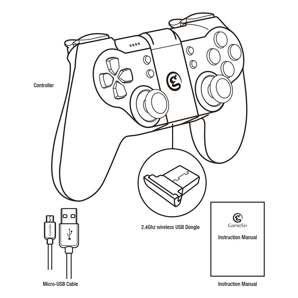 Solid Sustainable Black Bluetooth 2.4GHz Wireless Gamepad Controller Compatible With PC Smartphones Laptop - STEVVEX Game - 221, all in one game controller, best quality joystick, black gamepad, bluetooth wireless gamepad, classic joystick, compatible with mobile phone, controller for mobile, Controller For Mobile Phone, game, Game Controller, Game Pad, game pad for phone, Game Pads for mobile, joystick - Stevvex.com