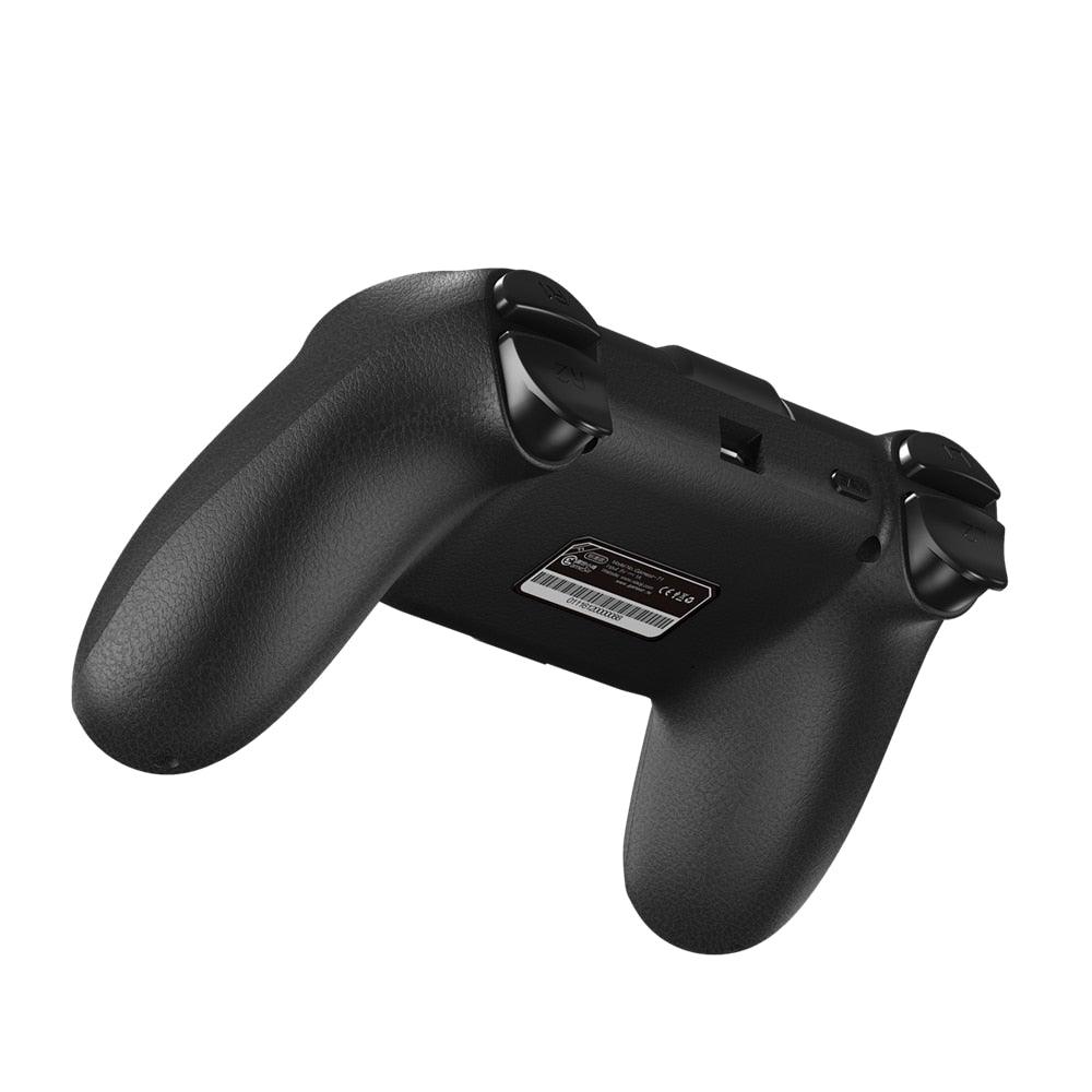 Solid Sustainable Black Bluetooth 2.4GHz Wireless Gamepad Controller Compatible With PC Smartphones Laptop - STEVVEX Game - 221, all in one game controller, best quality joystick, black gamepad, bluetooth wireless gamepad, classic joystick, compatible with mobile phone, controller for mobile, Controller For Mobile Phone, game, Game Controller, Game Pad, game pad for phone, Game Pads for mobile, joystick - Stevvex.com