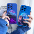 Space Moon Case For iPhone XR XS X 11 12 13 Pro Max Cases Blue Painted Phone Cover For iPhone 7 8 Plus SE Soft Silicon Case Mountains Nature Moon Slim Case Protective Soft Shockproof Case with Lens Protector